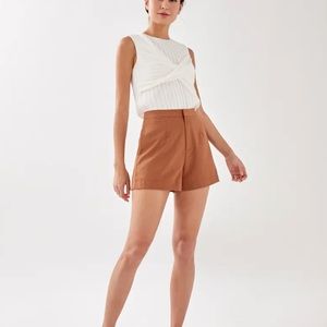 Love, Bonito Mika Tailored Shorts in Camel